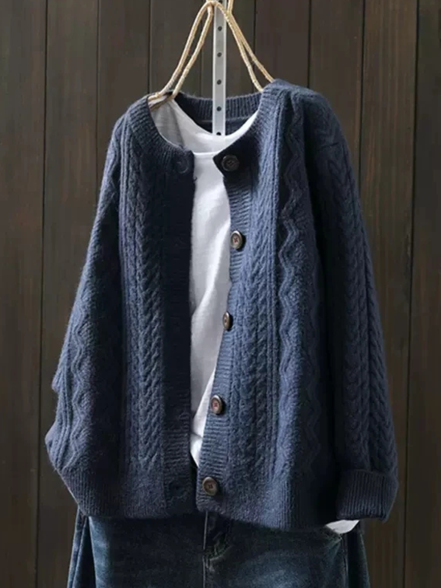 LE LORENZA | CARDIGAN EN CÂBLE