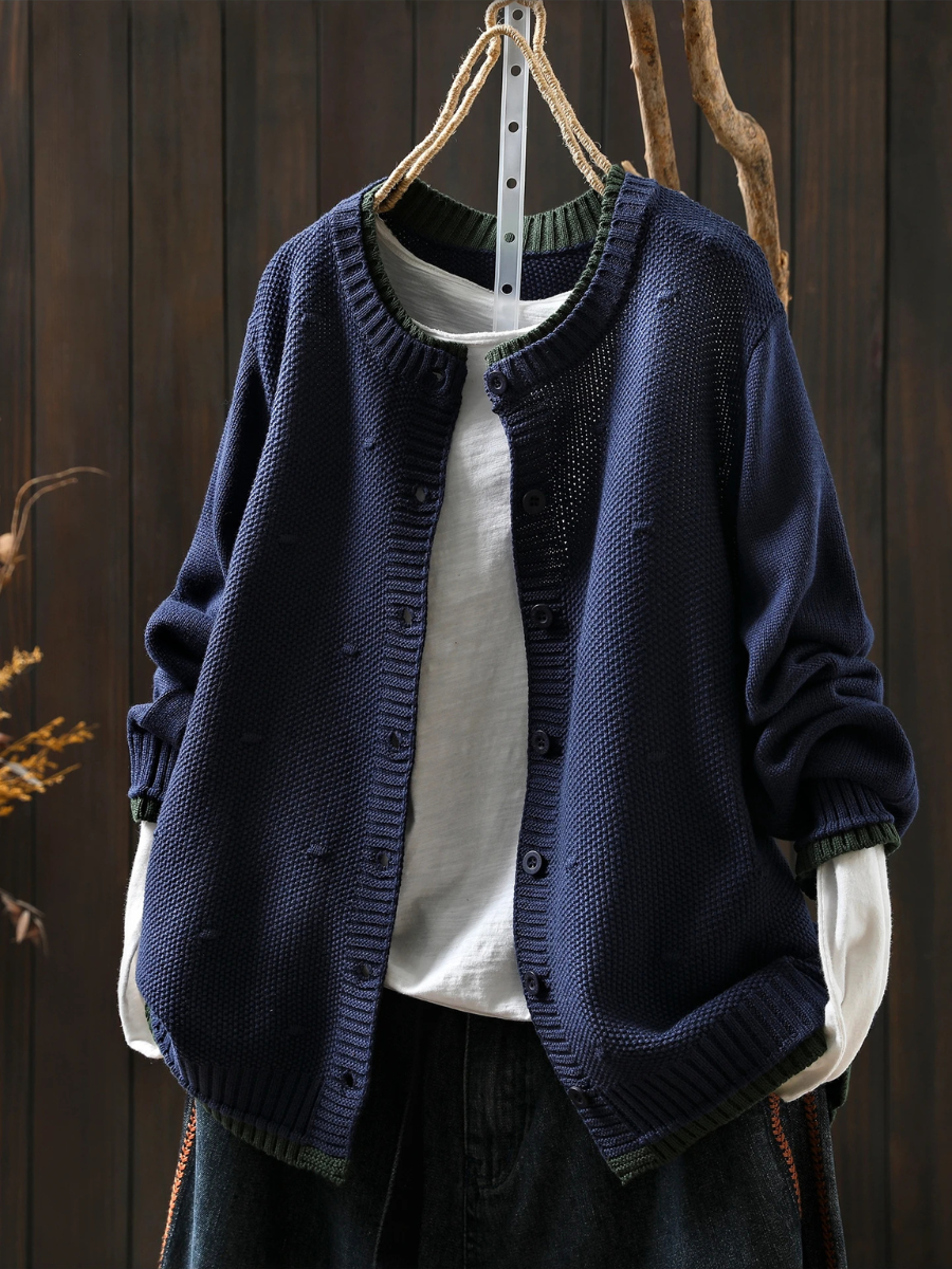 LE ISOLDE | CARDIGAN TEXTURÉ