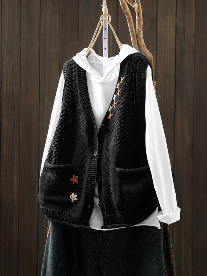 FLORIANNE | GILET EN TRICOT
