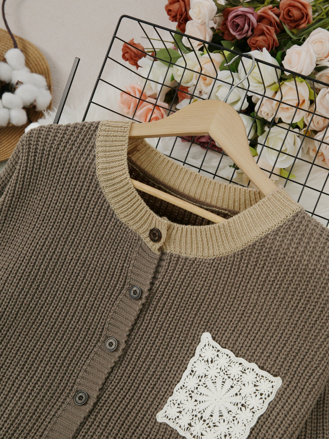 LE MARCELLINE | MANTEAU À POCHES EN TRICOT