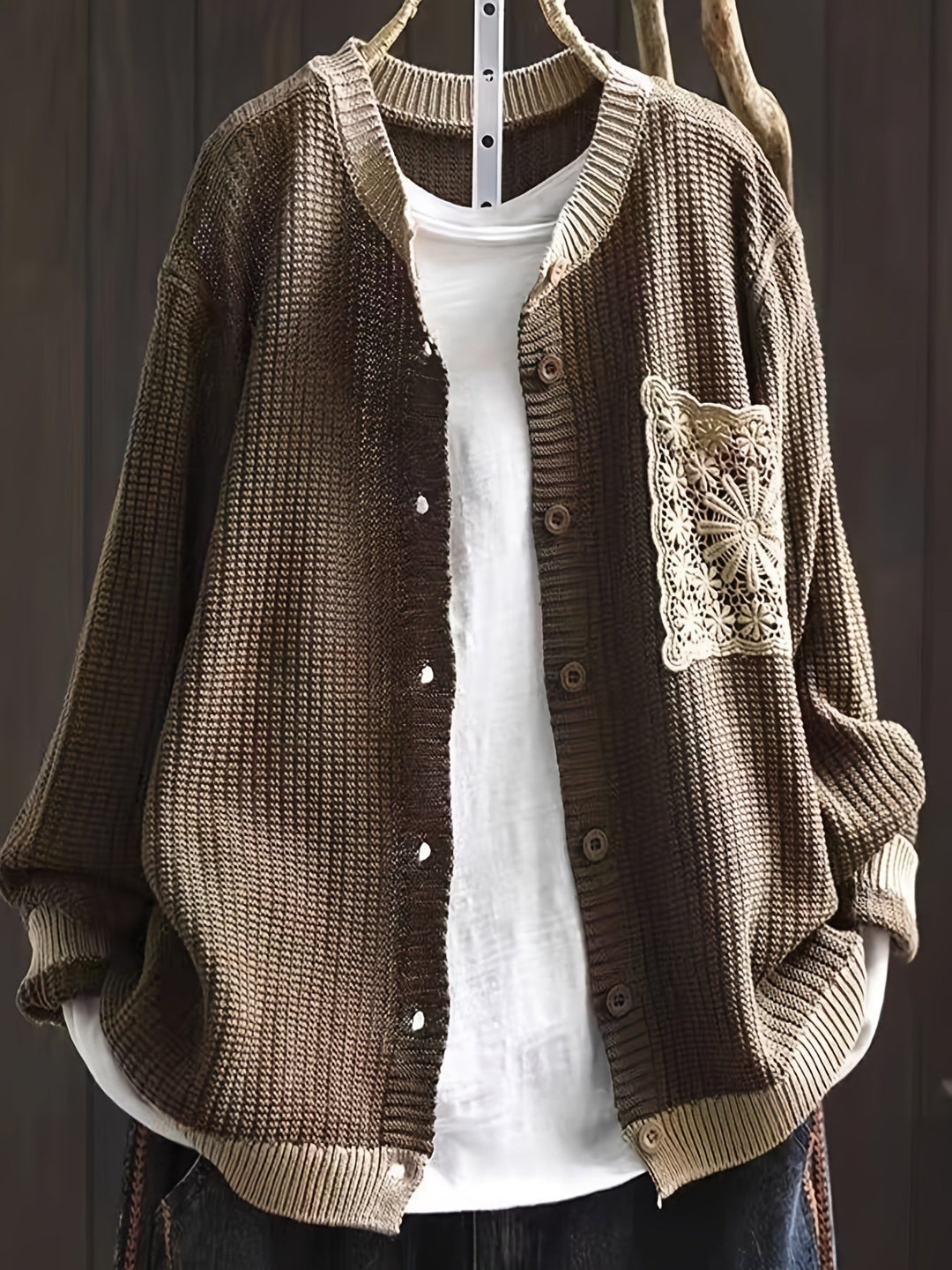 LE MARCELLINE | MANTEAU À POCHES EN TRICOT