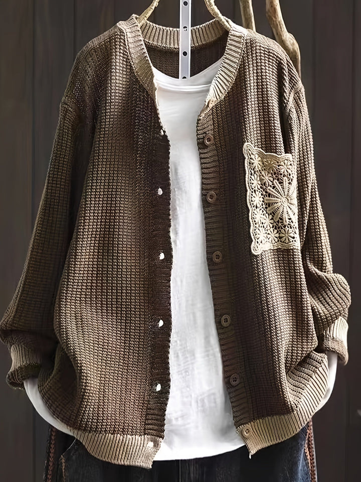 LE MARCELLINE | MANTEAU À POCHES EN TRICOT