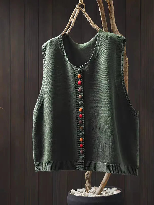 LA ROSALIE | GILET EN TRICOT