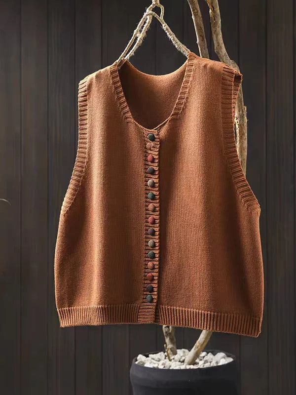 LA ROSALIE | GILET EN TRICOT
